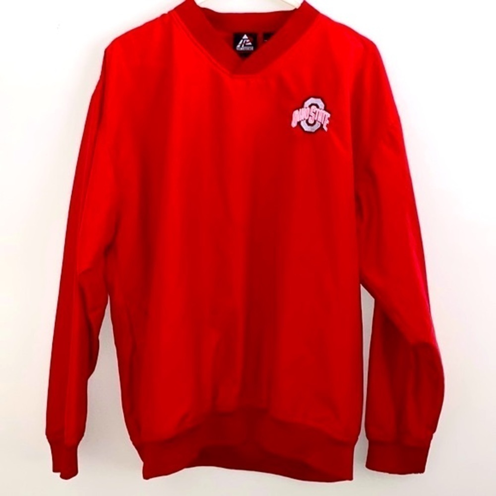 Vintage Tri lake sportswear Ohio state baseball pullover